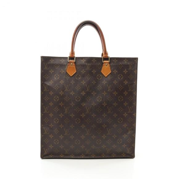 LOUIS VUITTON Brown Monogram Leather Tote Bag - Picture 1 of 11